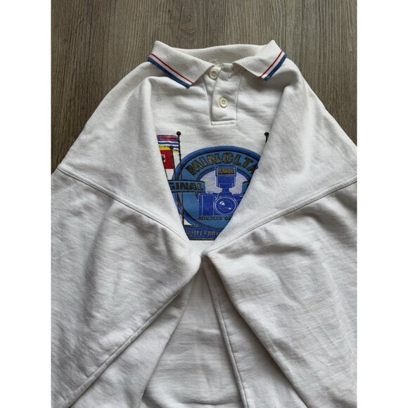 Rare Vintage 90s Minolta Original Goods Camera Photography Sweater Canada Promo - Picture 8 of 16